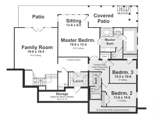 Lower Level image of ASHER House Plan